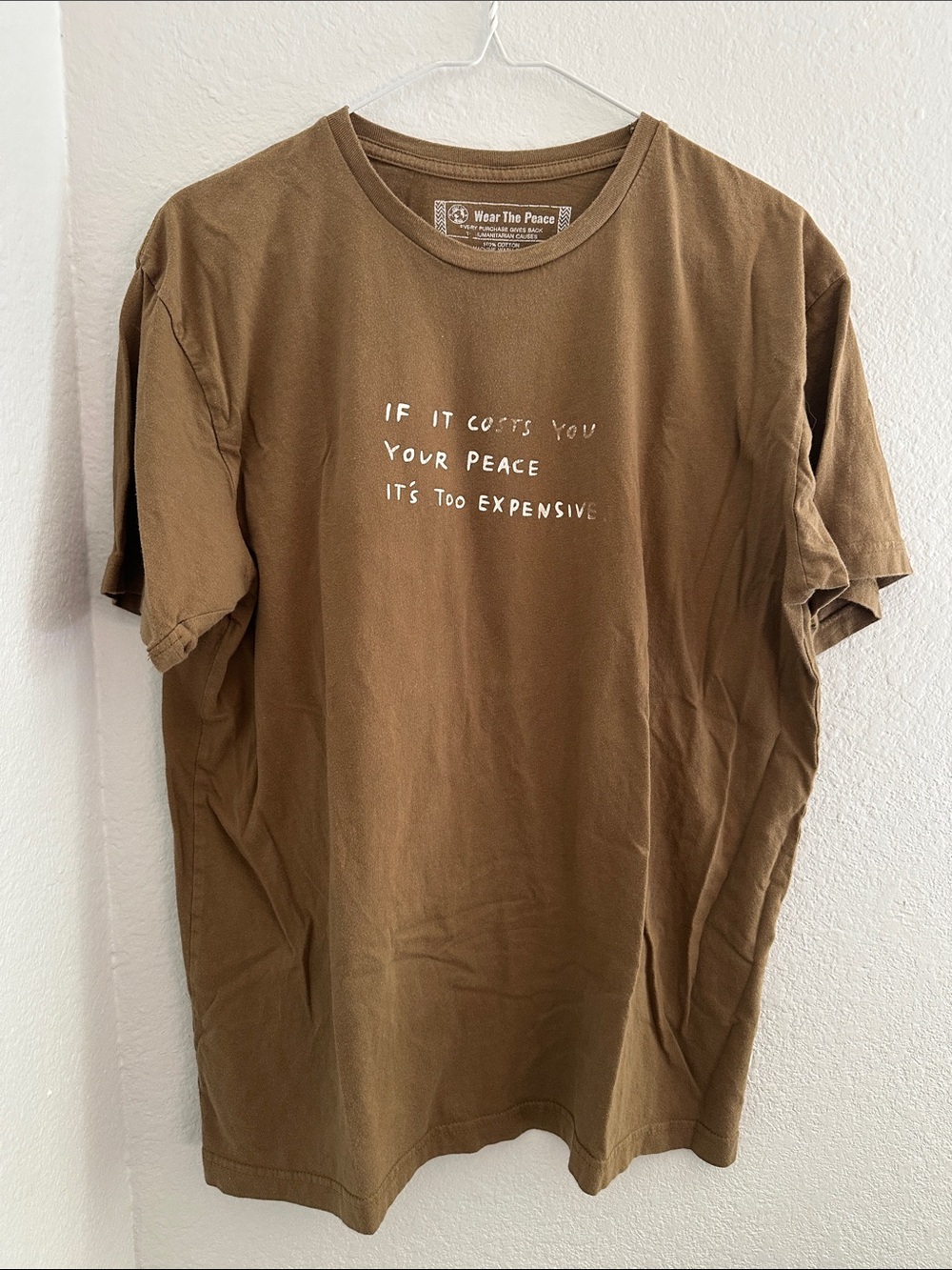 Brown Graphic Short-Sleeve Tee - Men